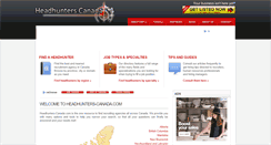 Desktop Screenshot of headhunters-canada.com